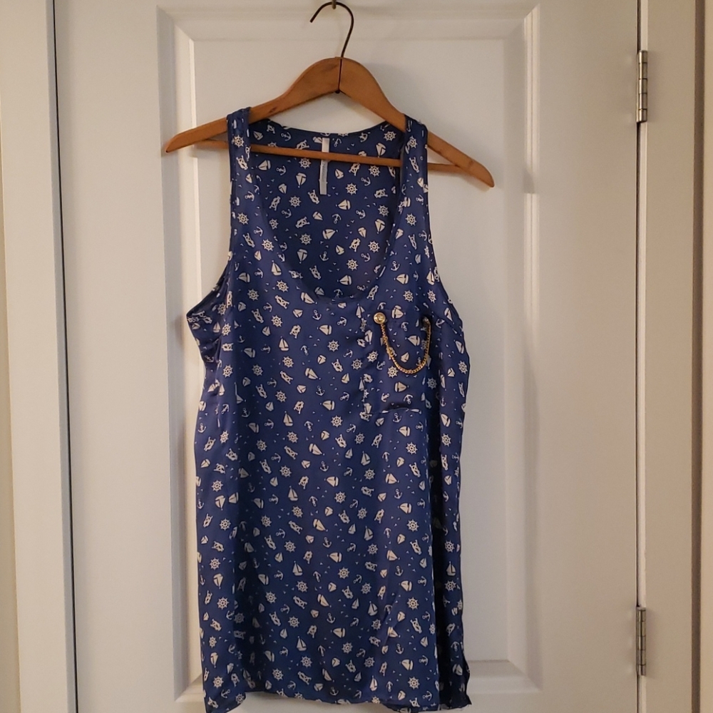 Woman's size small nautical top